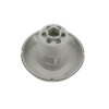 Mid Jet Face, Stainless Steel Escutcheon, Warm Gray
