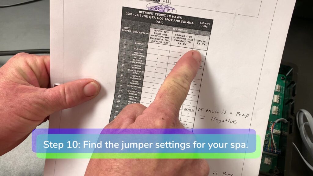 Step 10. Find the jumper settings-