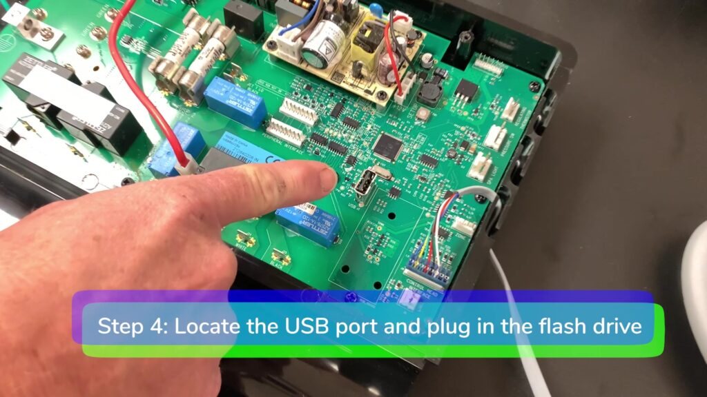 Step 4. Loacte USB port-