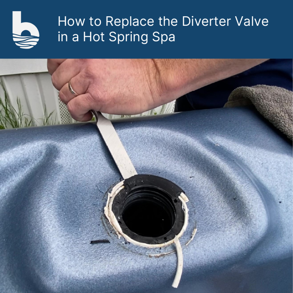 hot tub diverter valve